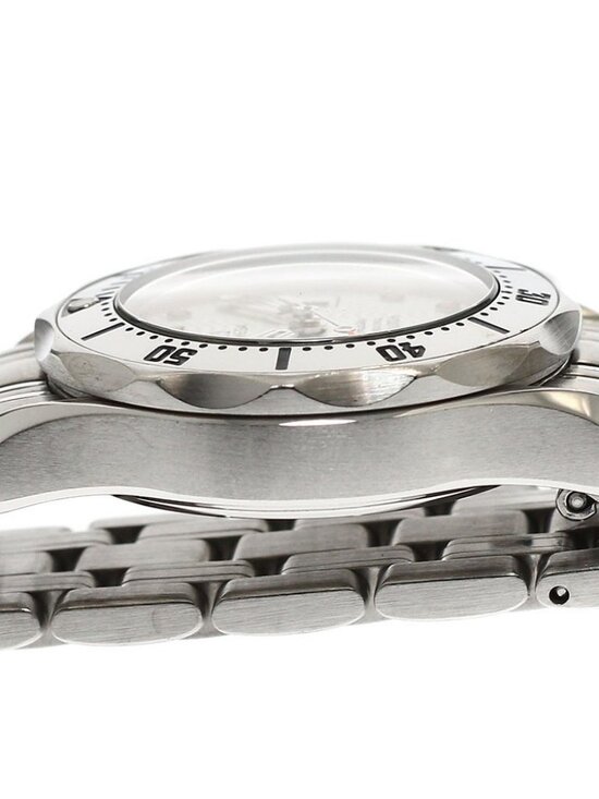 OMEGA Seamaster300 2582.20 Date white Dial Quartz Ladies Watch_917268 main image 5